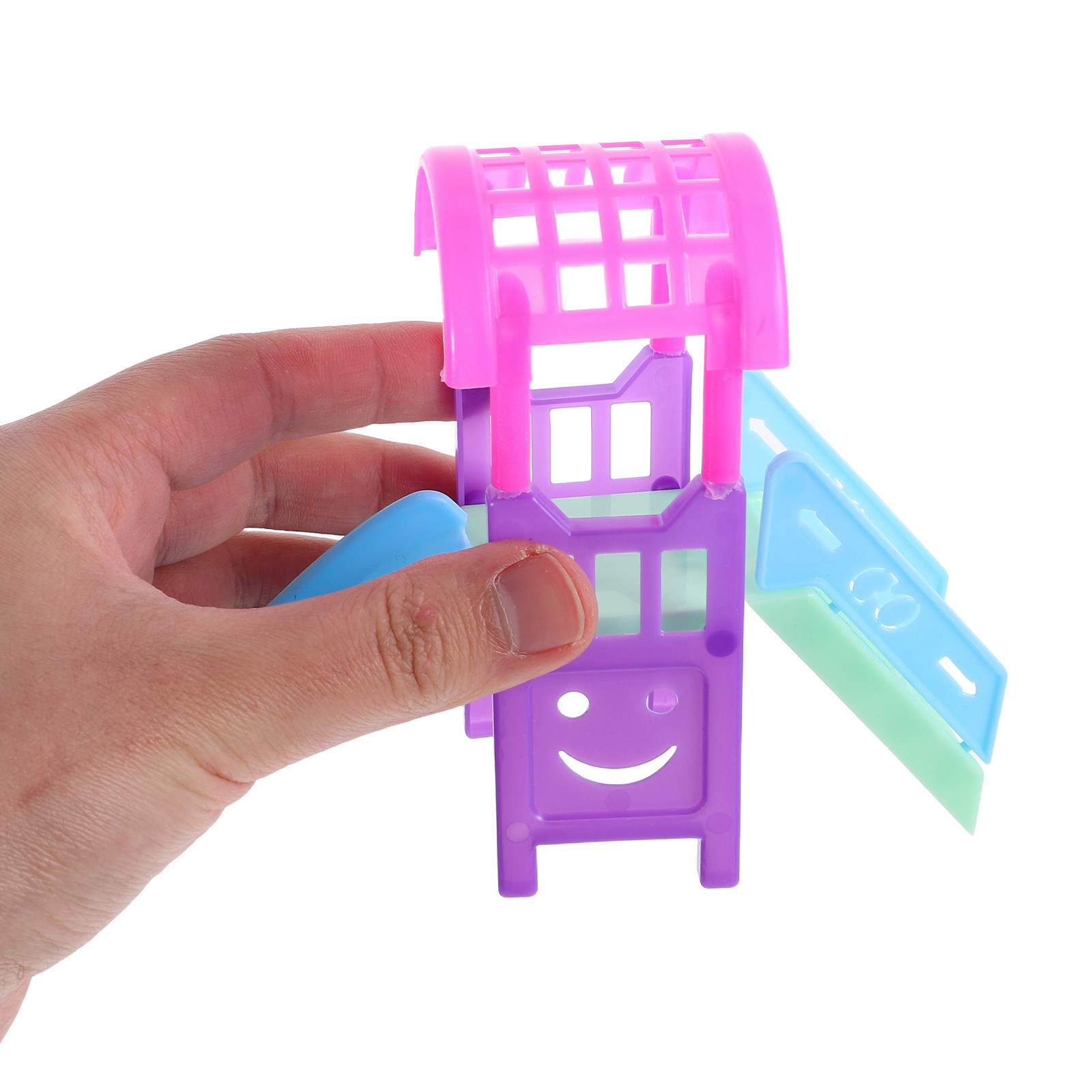 Kids Outdoor Doll House - 10 pièces Kit de toboggan réaliste