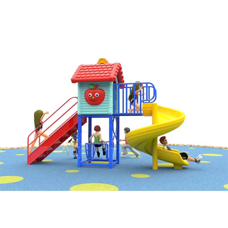 Kids Outdoor Swing And Slide - Offre spéciale enfants toboggan et balançoire