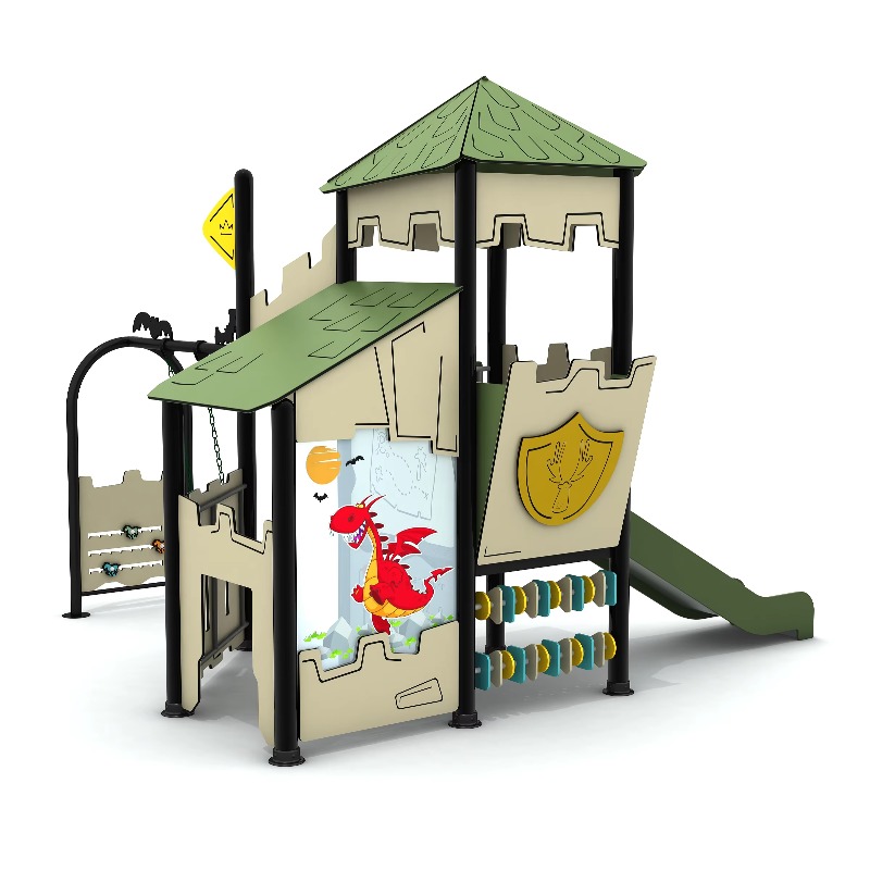 Kids Outdoor Climbing Structure - Structure de jeu extérieure en bois