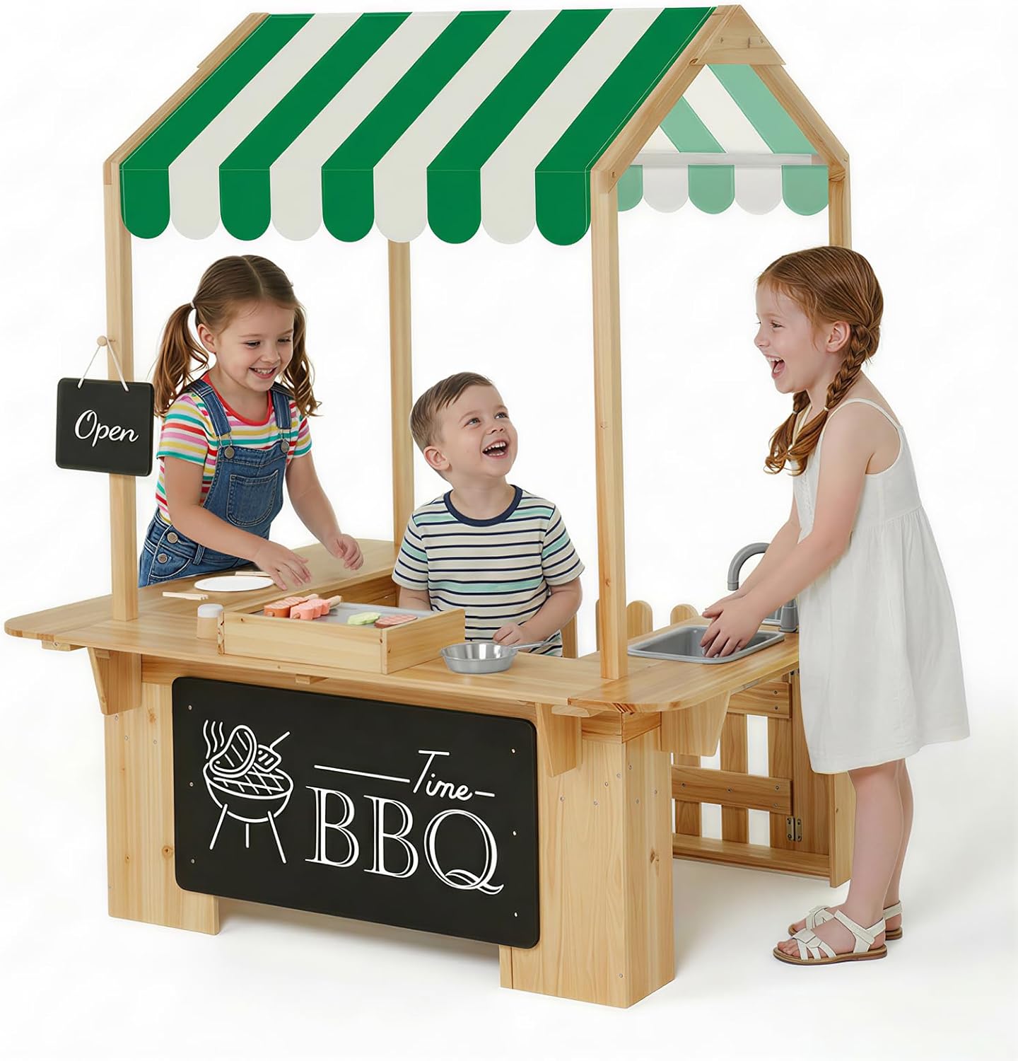 Kids Outdoor Bbq - Maison de jeu d'extérieur pour enfants,
