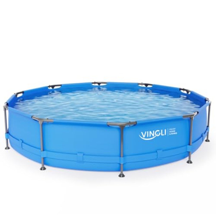 Kids Outdoor Pool - Piscine hors sol portable en métal