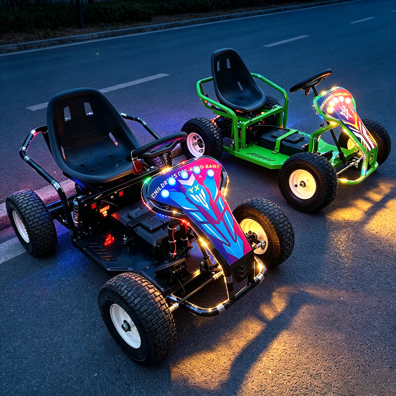 Kids Outdoor Electric Car - Kart électrique pour enfants, voiture tamponneuse