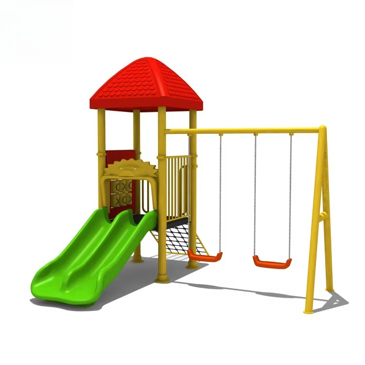 Kids Outdoor Swing And Slide - Équipements de terrain de jeux en