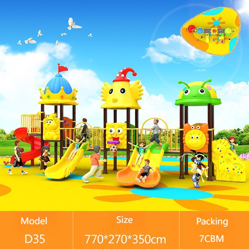 Kids Outdoor Swing And Slide - Petit équipement de terrain de jeu