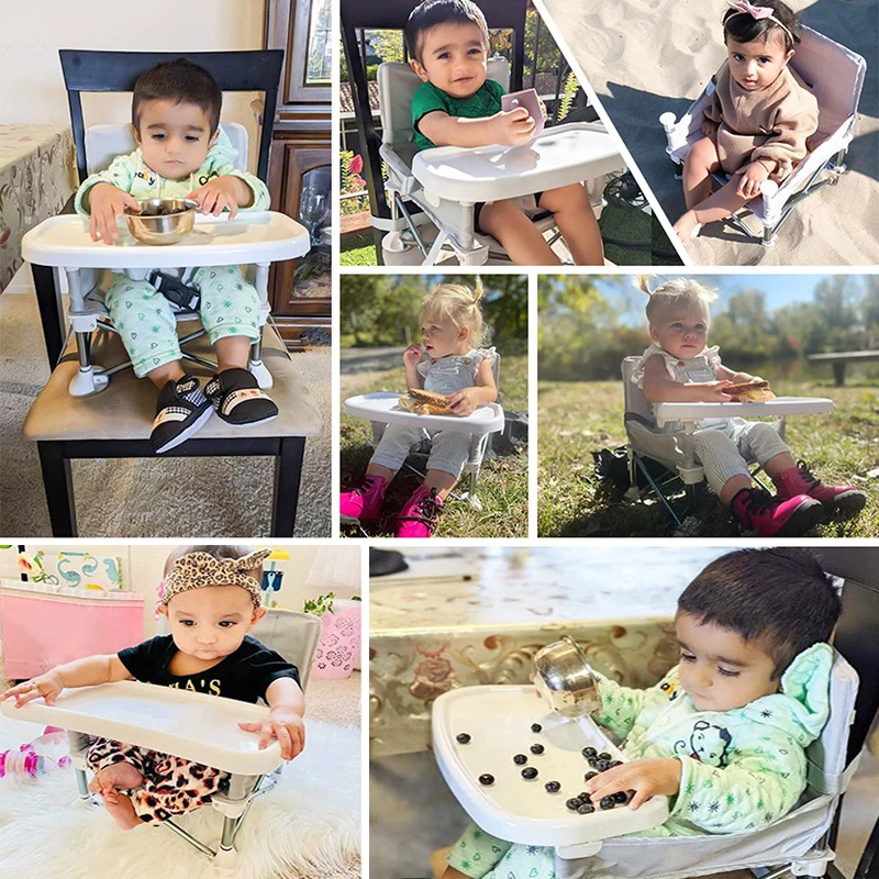 Kids Outdoor Furniture - Chaise haute portable et pliable pour