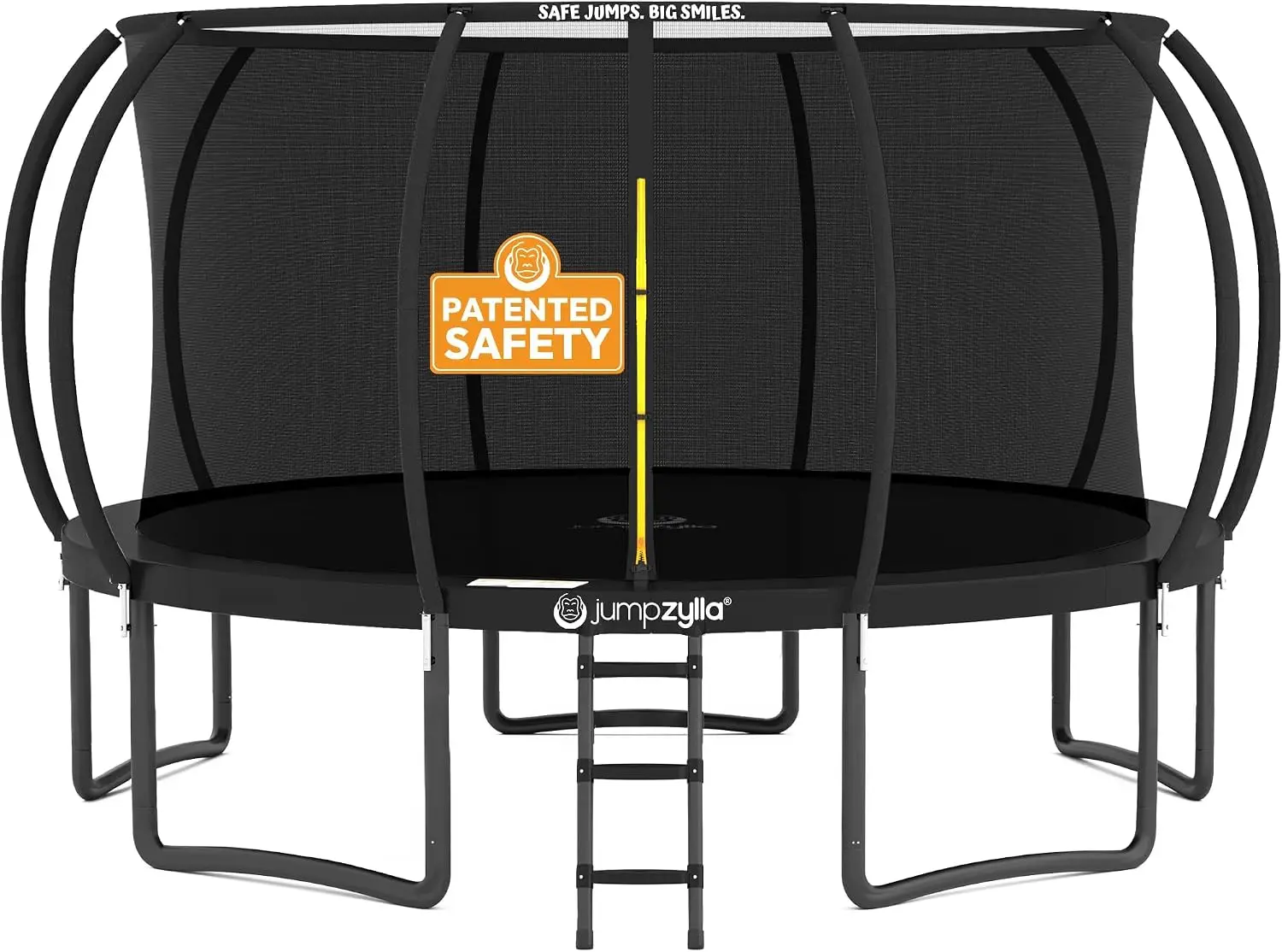 Kids Outdoor Ladder - Trampoline d'extérieur avec filet pour enfants
