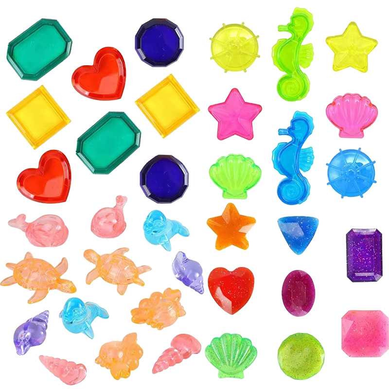 Kids Outdoor Activity Centre - Jouet de pierres précieuses en plastique