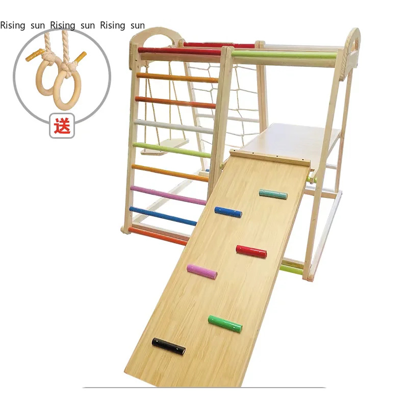 Kids Outdoor Climbing Structure - Structure d'escalade en bois pour aire