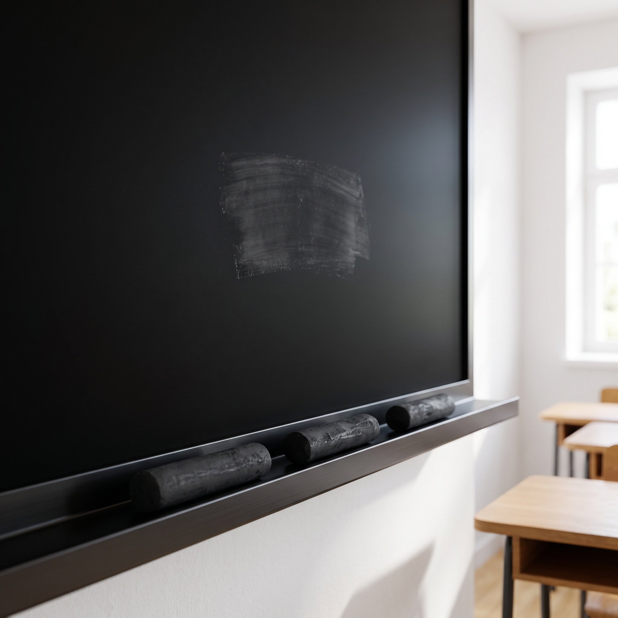 Kids Outdoor Chalkboard - 40 craies noires pour tableau noir