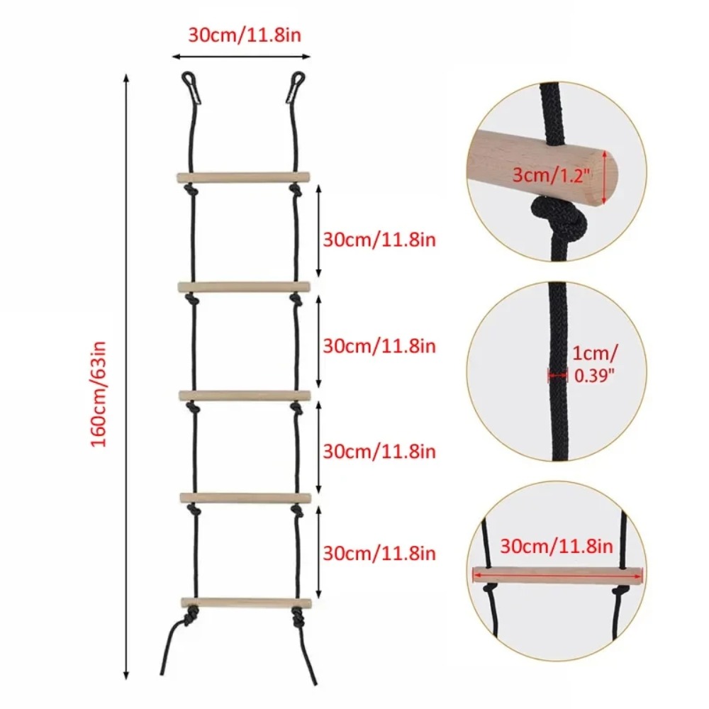 Échelle à cordes d'escalade po - Kids Outdoor Ladder avis et prix