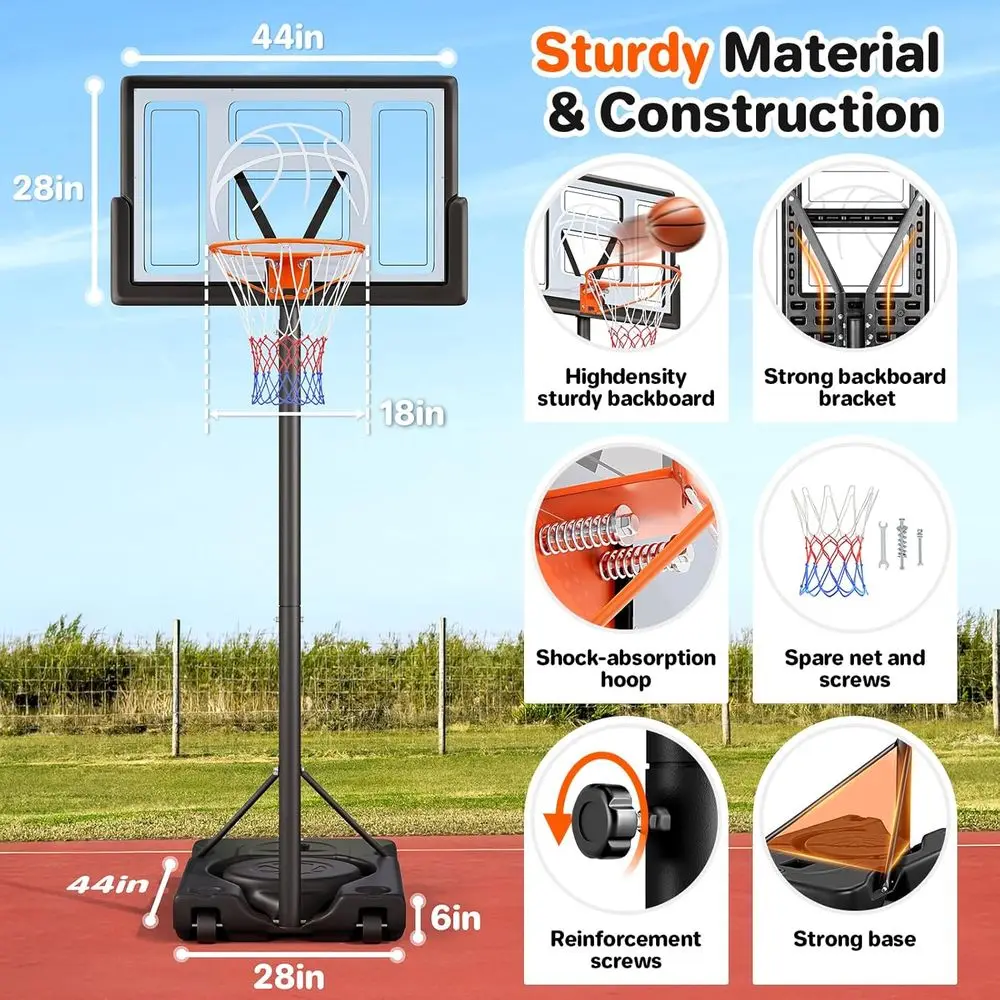 Système de panier de basket-ba - Basketball Hoop Outdoor avis et prix