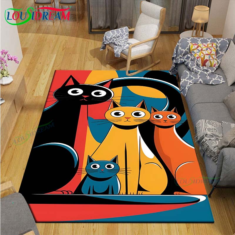 Tapis College chat 3D exquis,  - Kids Outdoor Yoga avis et prix