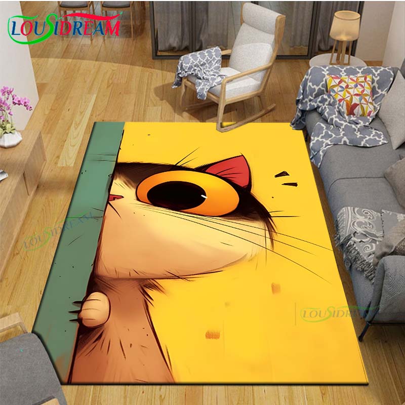 Tapis College chat 3D exquis,  - Kids Outdoor Yoga avis et prix