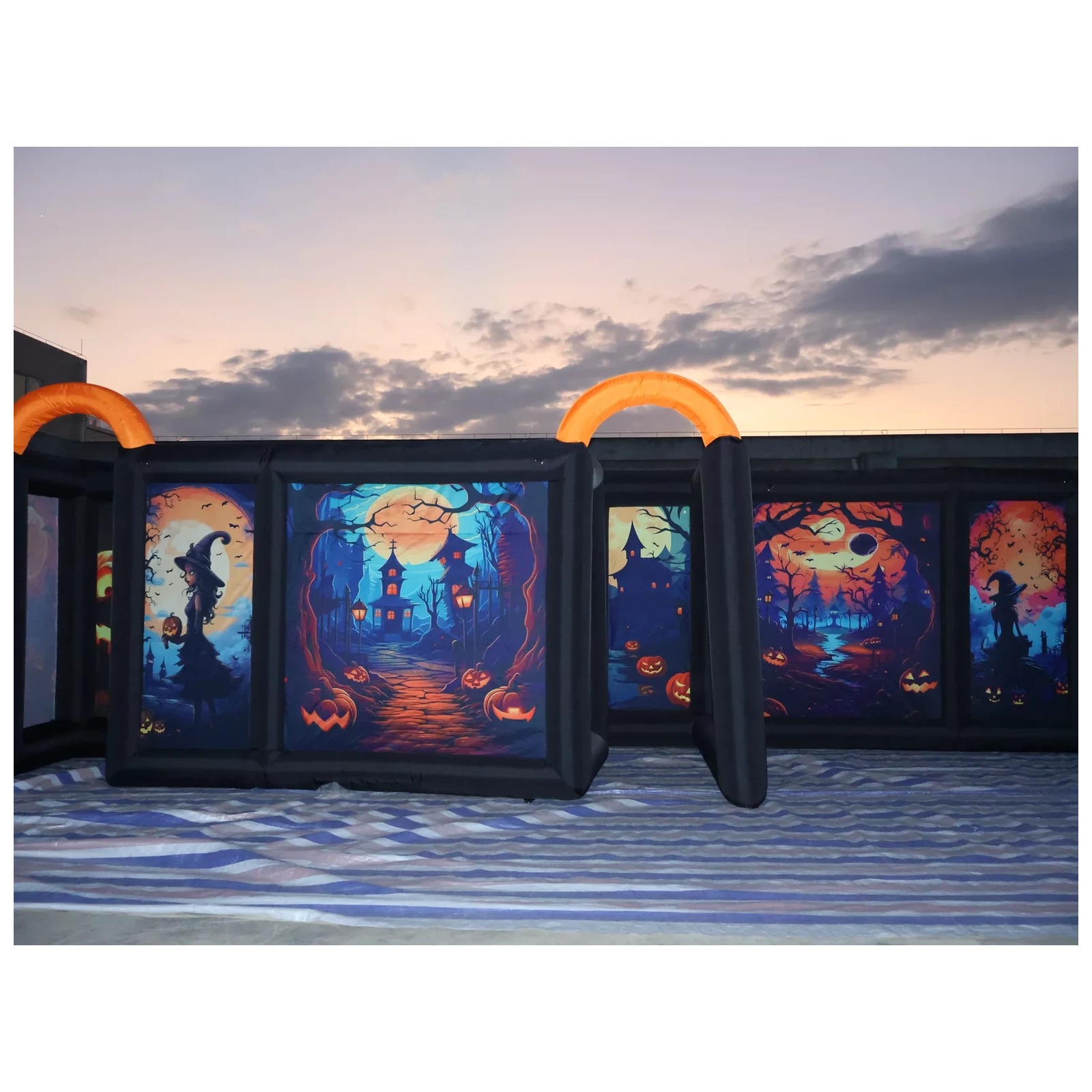 Grand labyrinthe gonflable d'H - Kids Outdoor Venues avis et prix