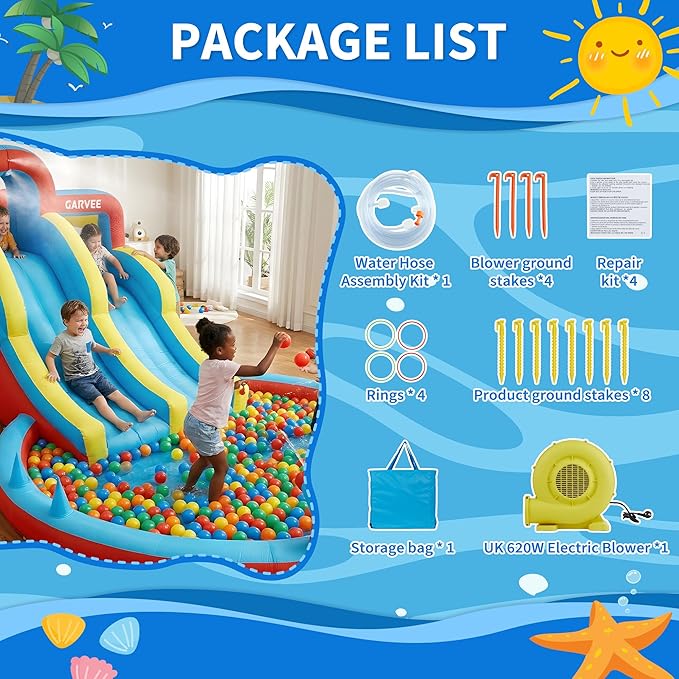 Parc aquatique gonflable 8-en- - Kids Outdoor Pool avis et prix