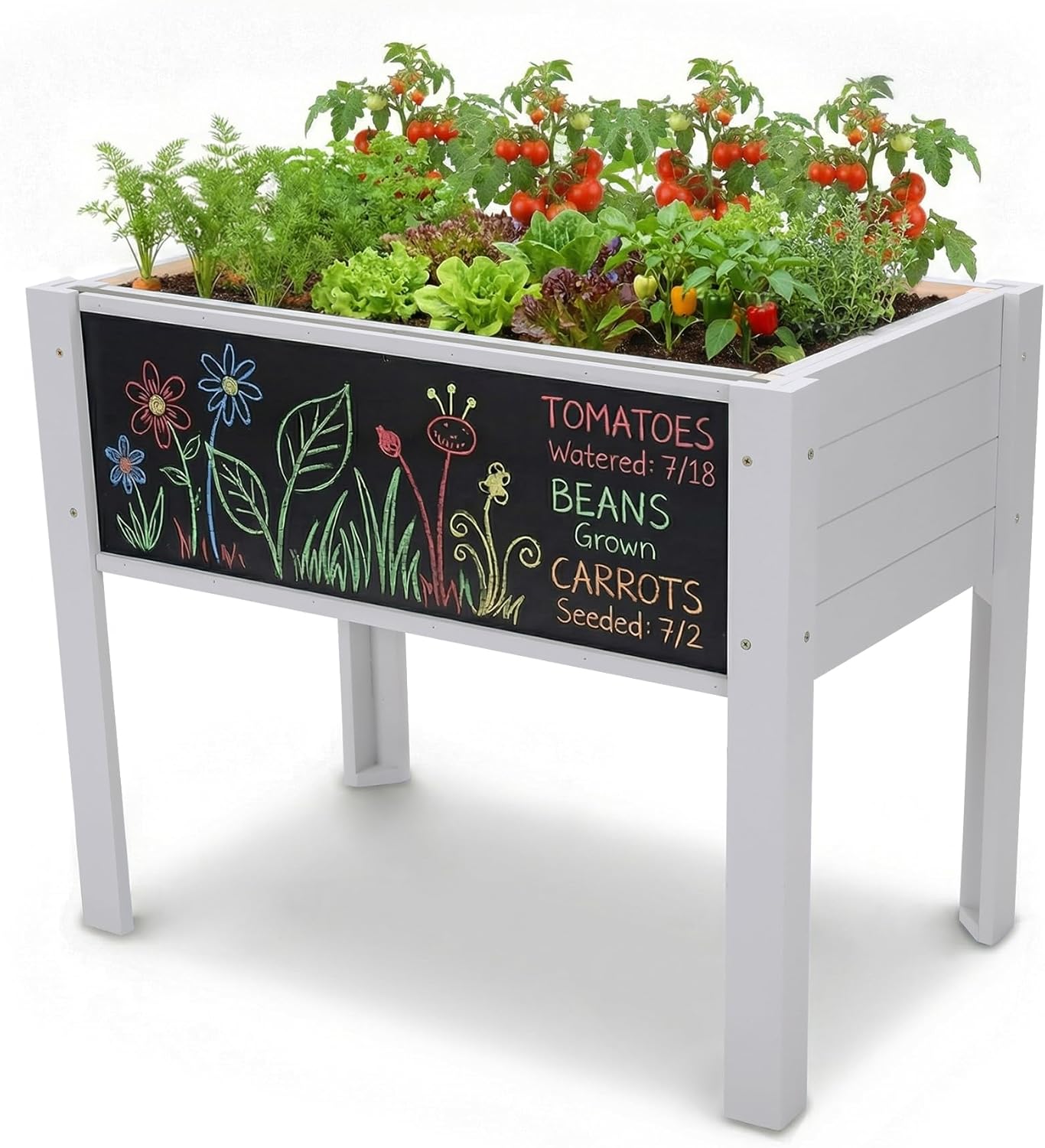 Potager surélevé en bois pour  - Kids Outdoor Chalkboard avis et prix