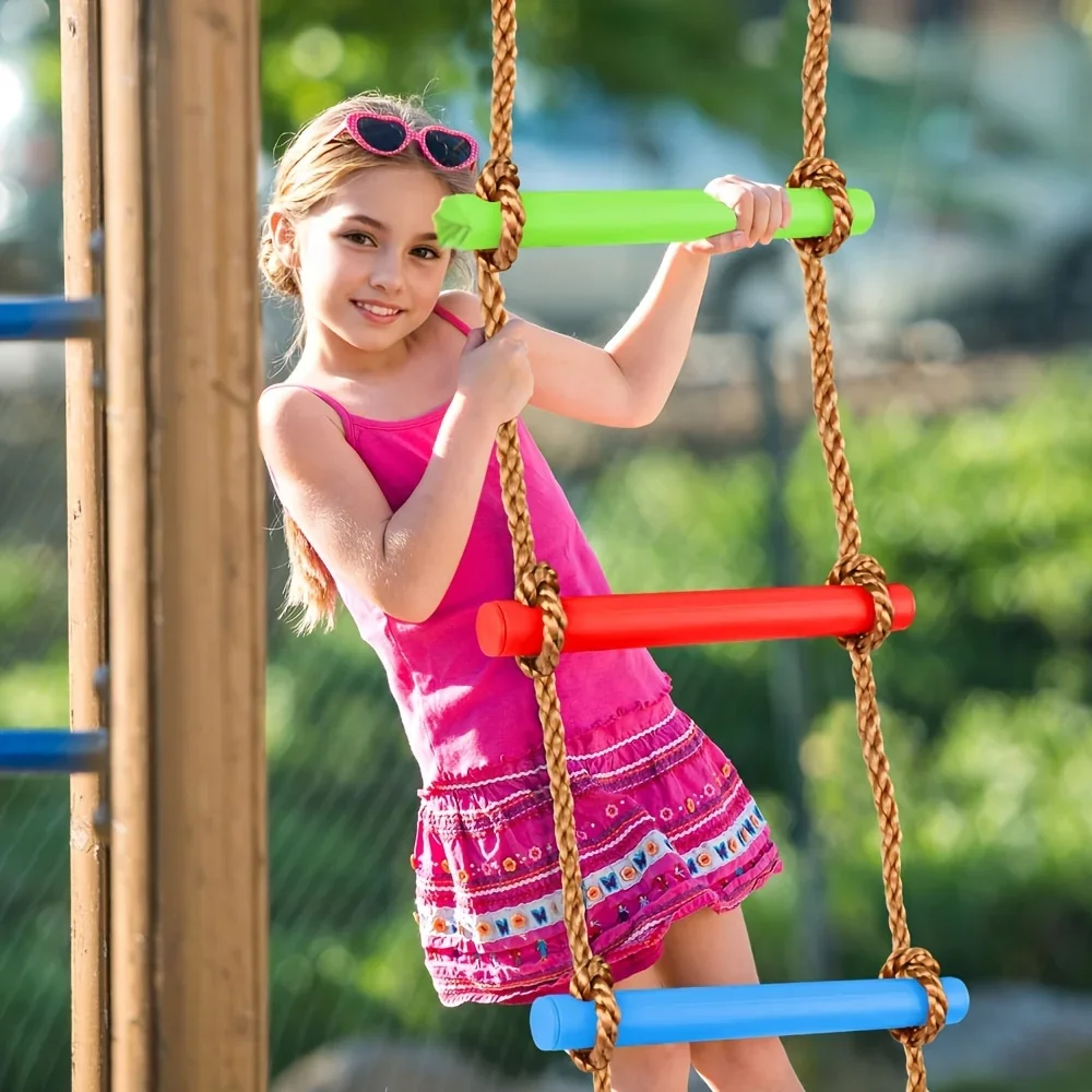 1 échelle d'escalade colorée p - Kids Outdoor Ladder avis et prix