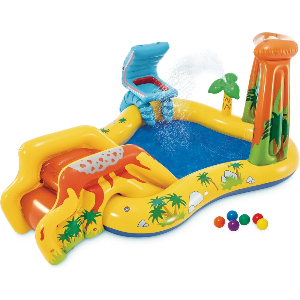 Centre de jeux gonflable dinos - Kids Outdoor Activity Centre avis et prix