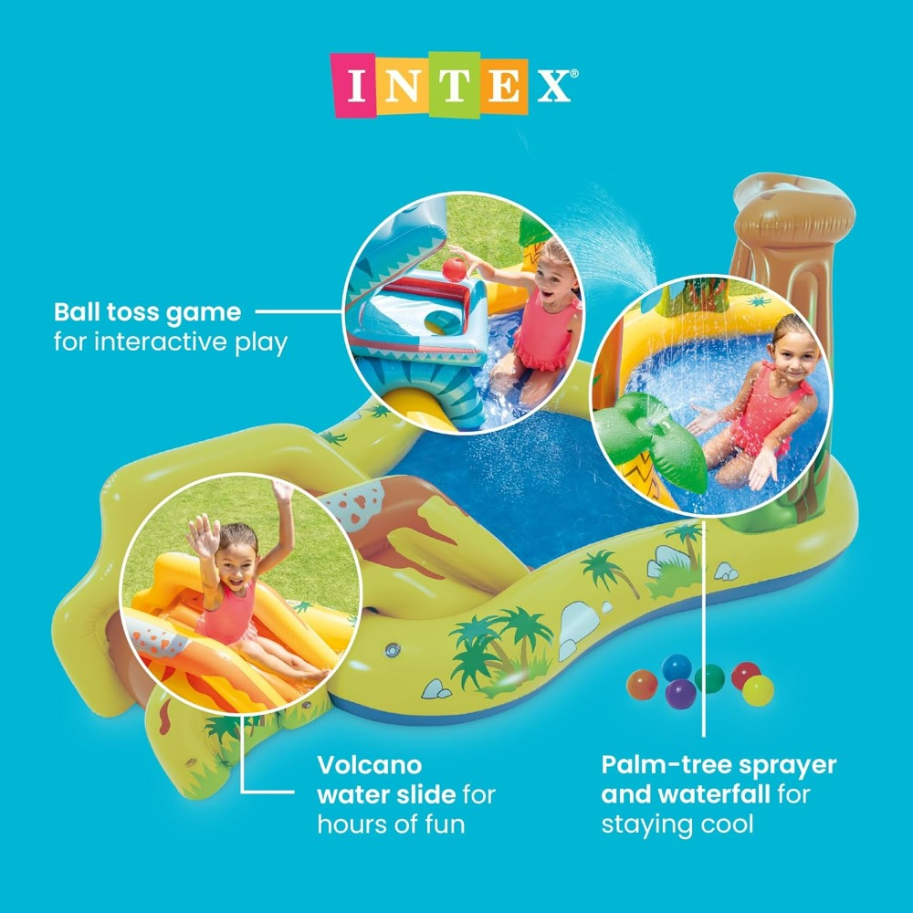 Centre de jeux gonflable dinos - Kids Outdoor Activity Centre avis et prix