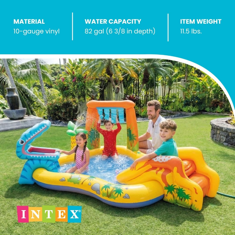Centre de jeux gonflable dinos - Kids Outdoor Activity Centre avis et prix