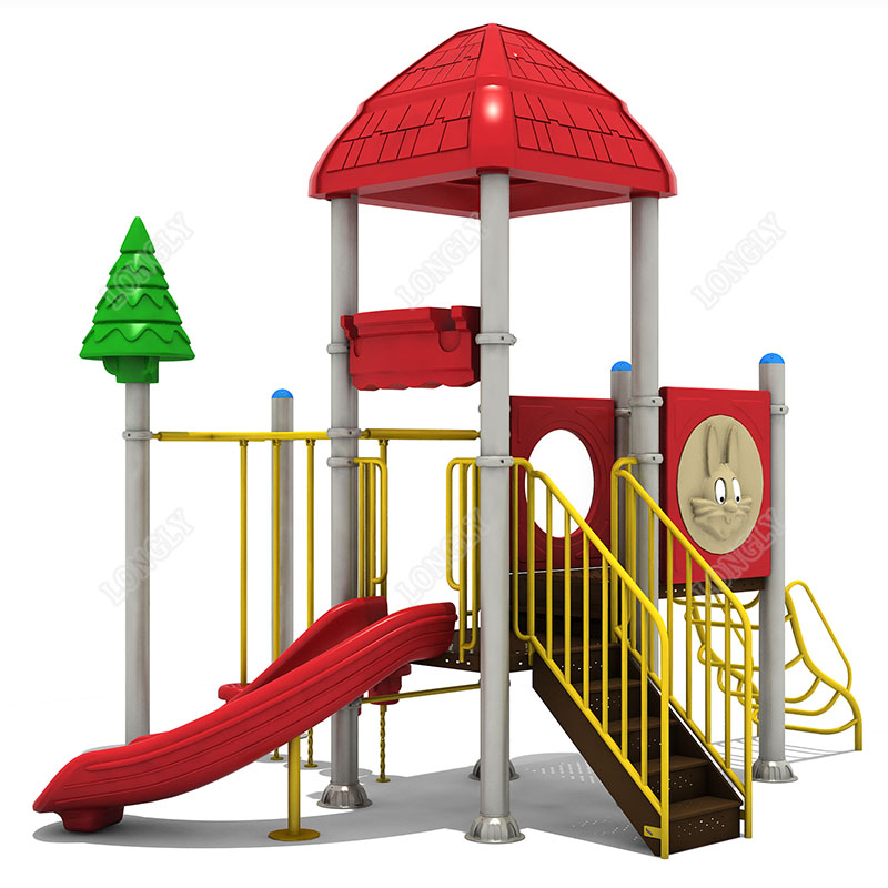 Toboggan en plastique rouge po - Kids Outdoor Garden avis et prix