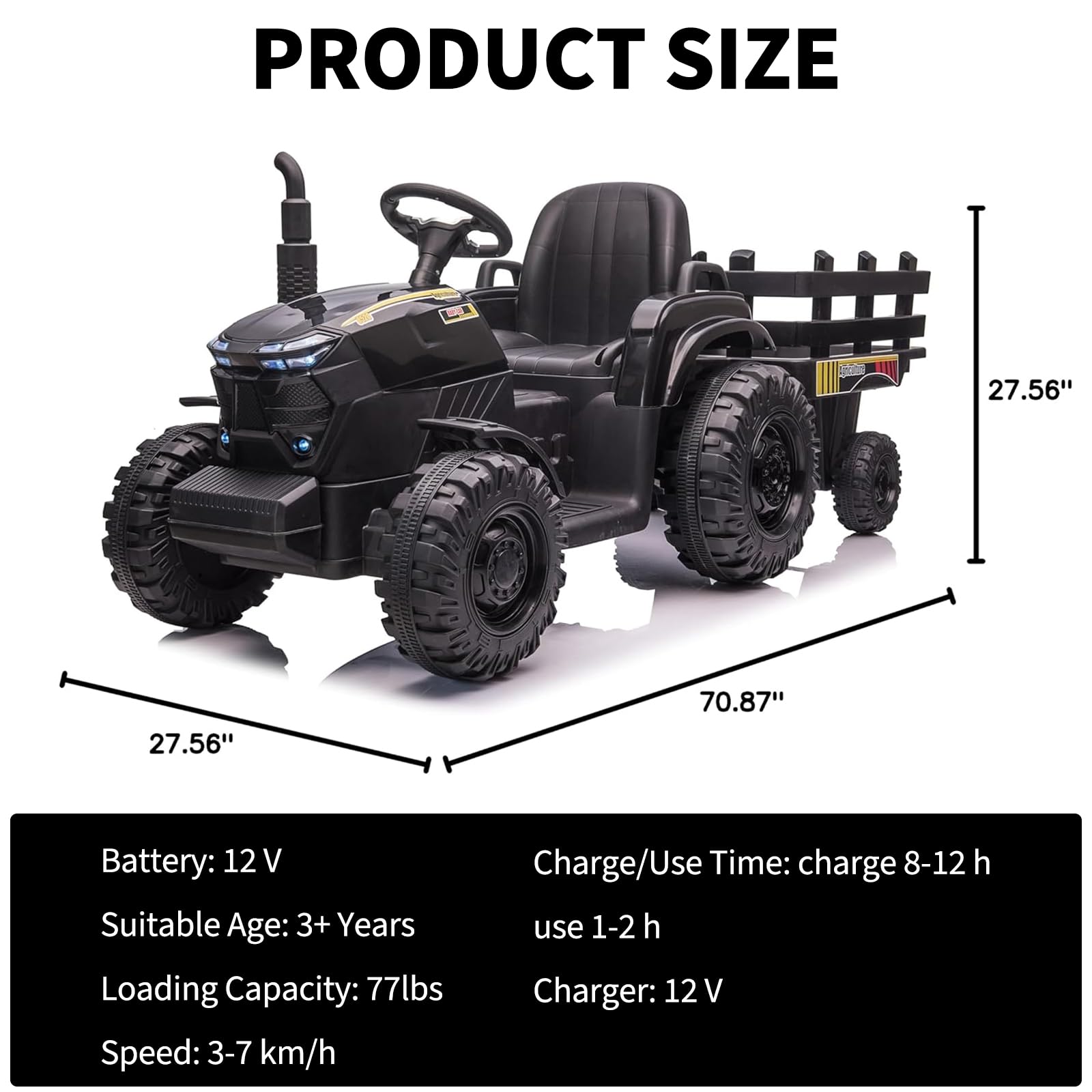 Tracteur électrique pour enfan - Kids Outdoor Ride On avis et prix