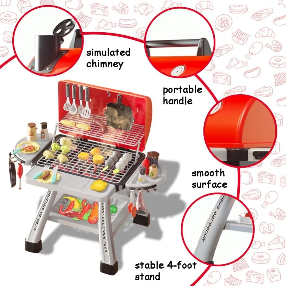 Ensemble de jouets barbecue po - Kids Outdoor Bbq avis et prix
