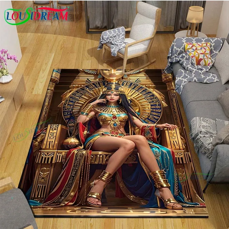 Tapis imprimé pharaon égyptien - Kids Outdoor Yoga avis et prix
