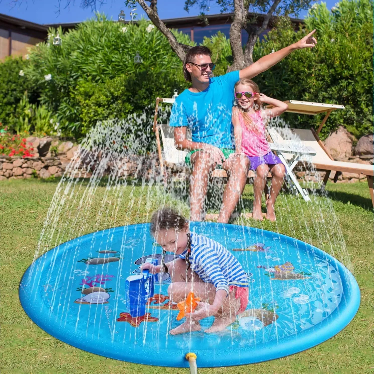 Tapis d'arrosage gonflable pou - Kids Outdoor Activity Centre avis et prix