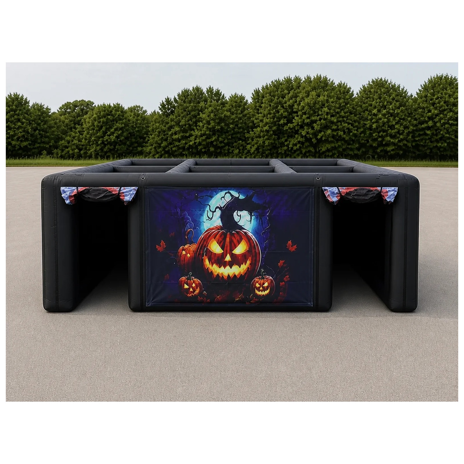 Grand labyrinthe gonflable pou - Kids Outdoor Venues avis et prix