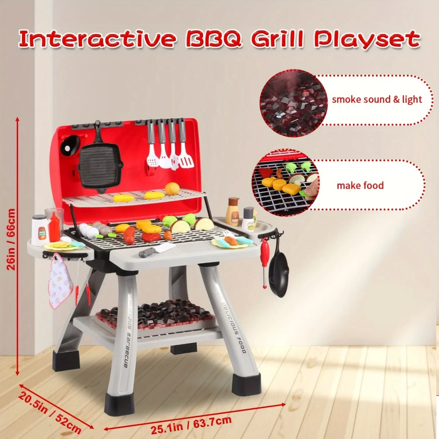 Ensemble de jouets de gril de  - Kids Outdoor Bbq avis et prix