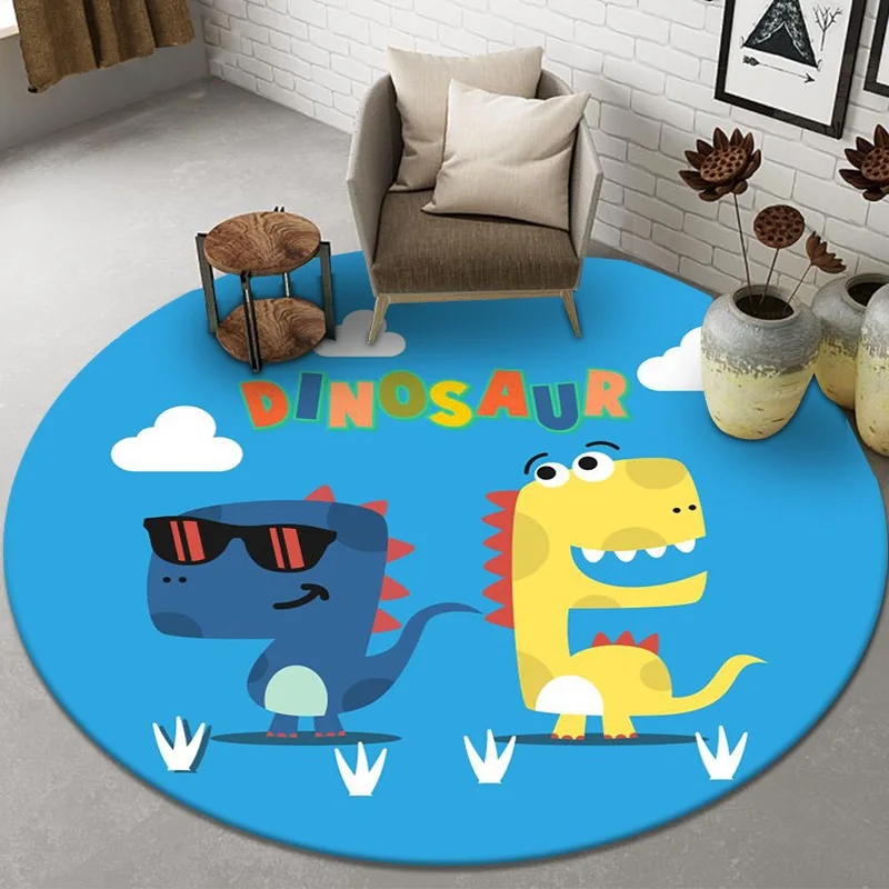 Tapis Rond Imprimé de Dessin A - Kids Outdoor Yoga avis et prix