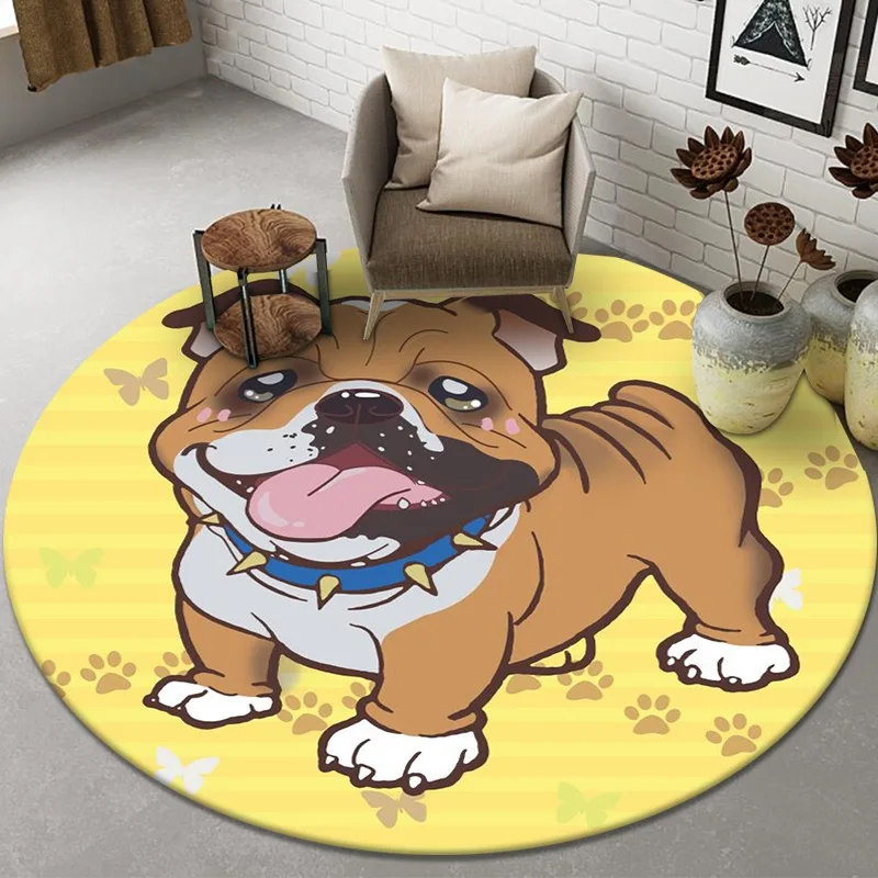 Tapis Rond Imprimé de Dessin A - Kids Outdoor Yoga avis et prix
