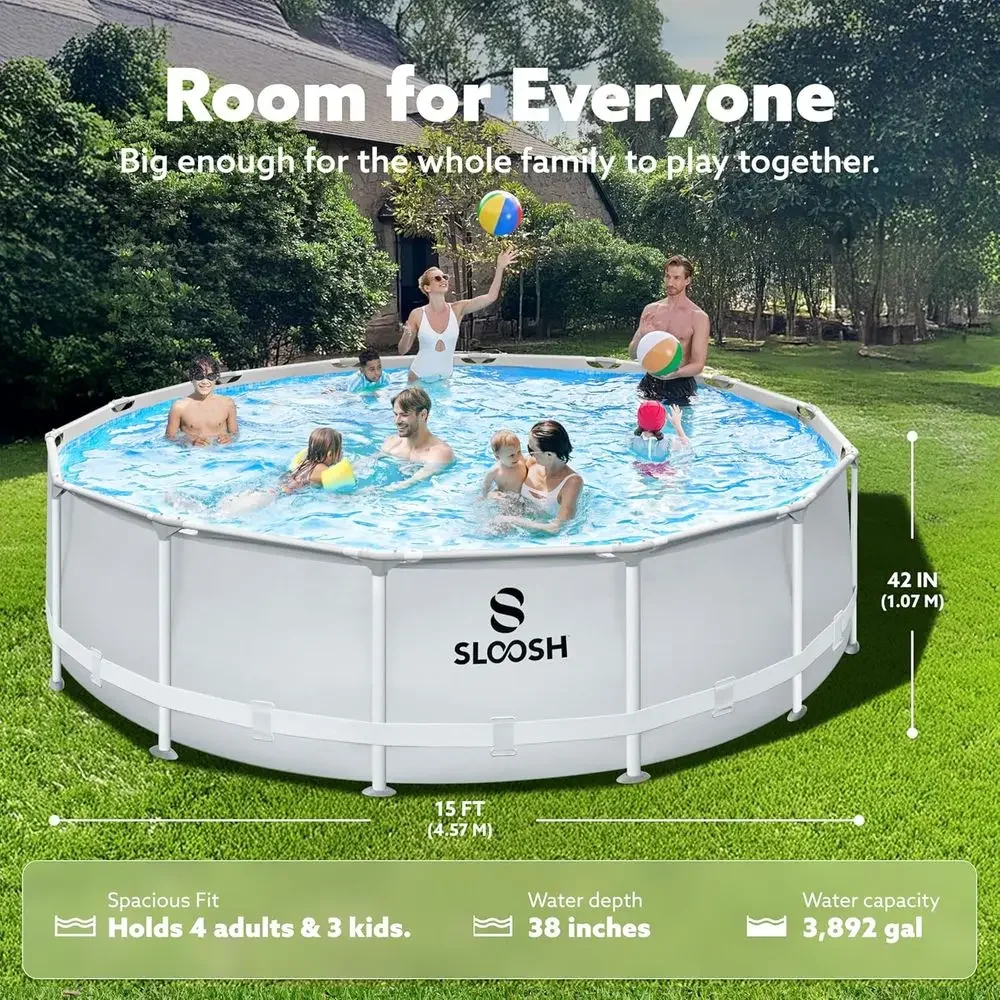 Piscine hors sol ronde de 15 p - Kids Outdoor Ladder avis et prix