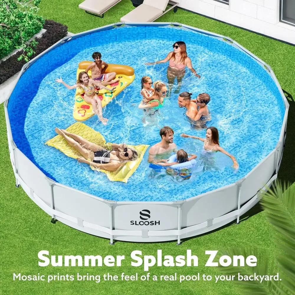 Piscine hors sol ronde de 15 p - Kids Outdoor Ladder avis et prix