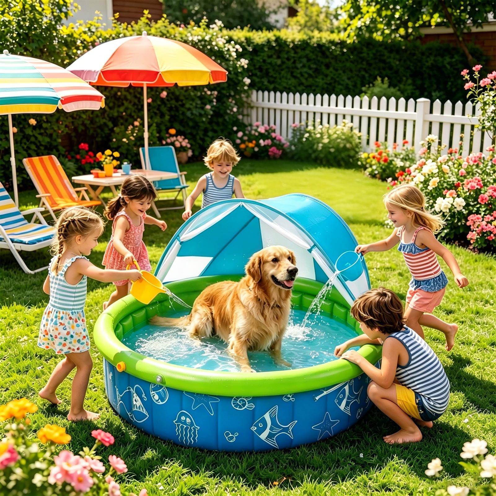 Piscine d'été pour enfants, ex - Kids Outdoor Yard avis et prix