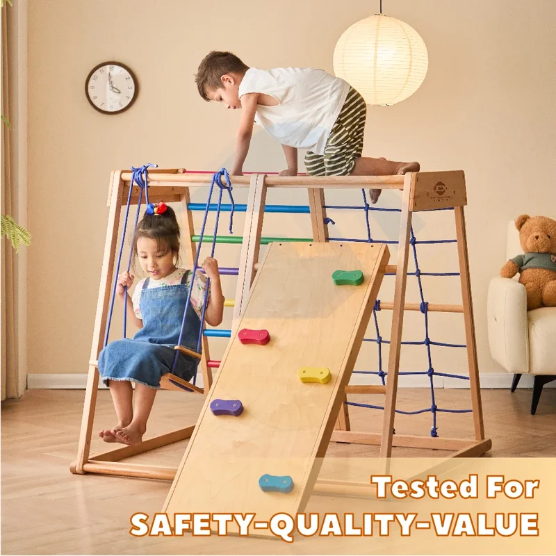 Structure d'escalade en bois p - Kids Outdoor Climbing Structure avis et prix