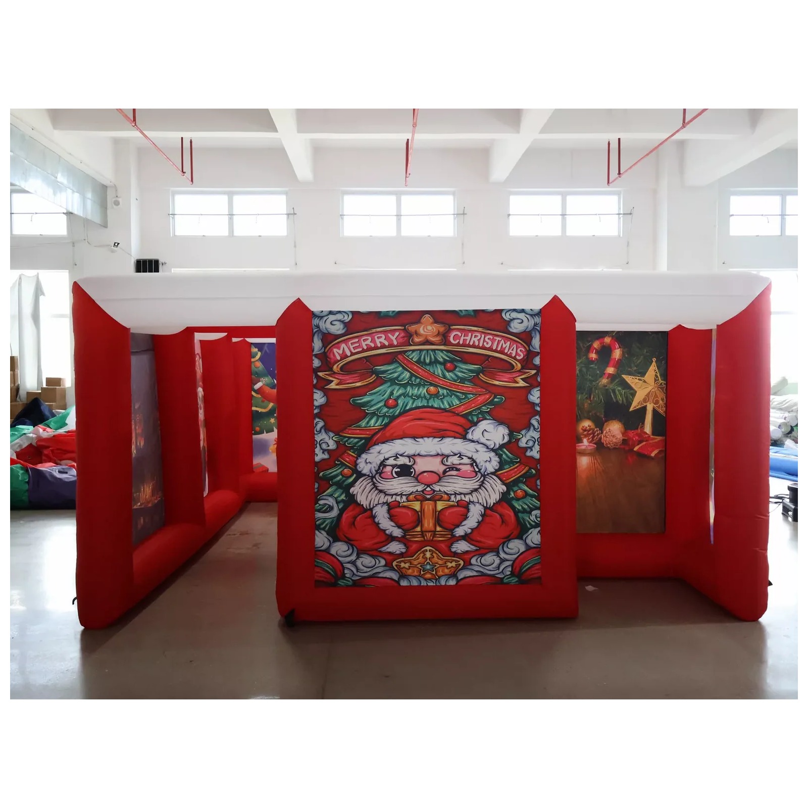 Labyrinthe gonflable rouge d'e - Kids Outdoor Venues avis et prix