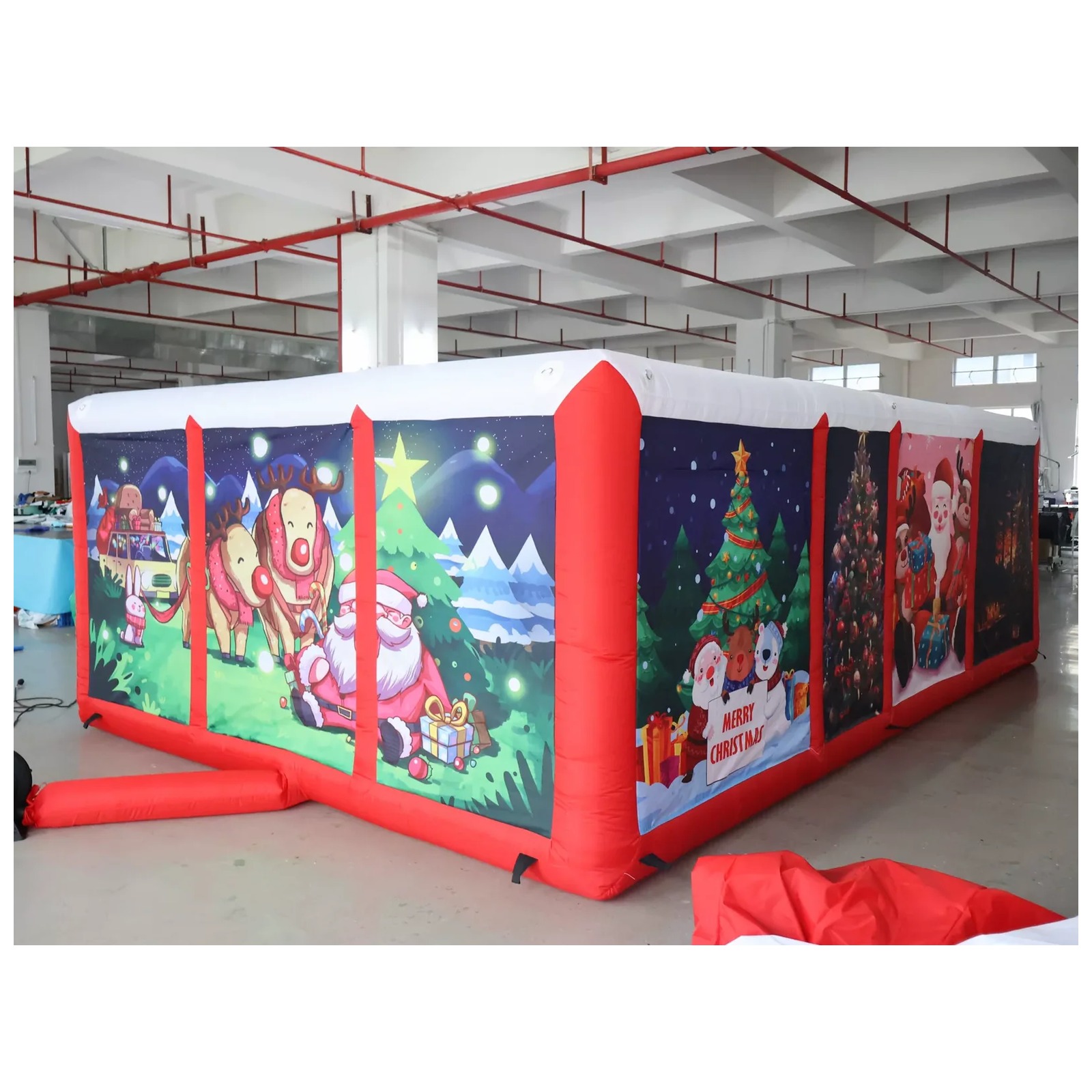Labyrinthe gonflable rouge d'e - Kids Outdoor Venues avis et prix